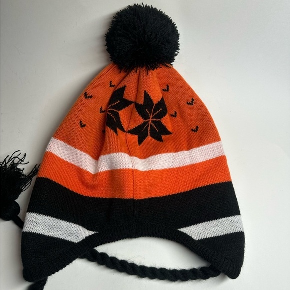 Oregon State Beavers OSU Beanie KNIT HAT CAP Fair Isle Unisex Ear Flaps Pom Pom - Picture 3 of 6